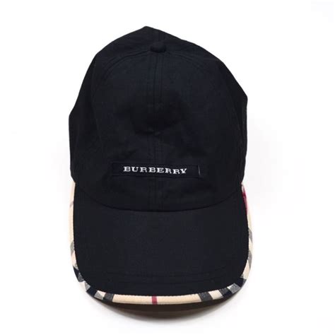 burberry cap black|vintage burberry cap.